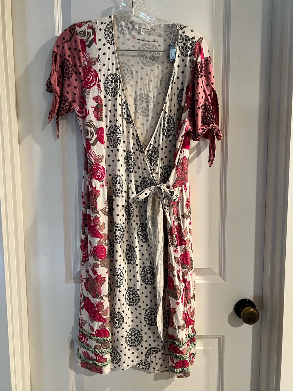 Odd Molly Uncorporated Sz 4 Wrap Dress 587 Weekday Sunday Everyday Anthropologie